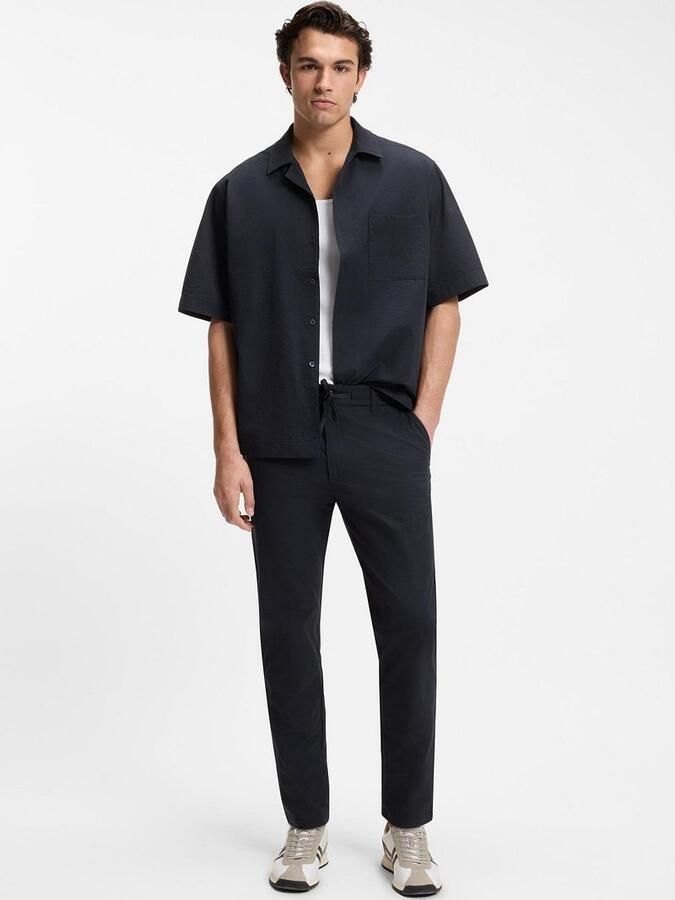 Boss Orange Tapered chino met tunnelkoord - Foto 3