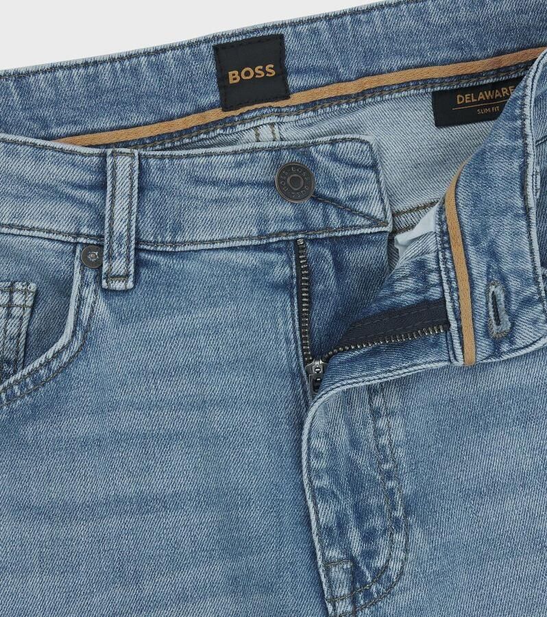 Boss Orange Slim fit jeans Delaware met normale taillehoogte