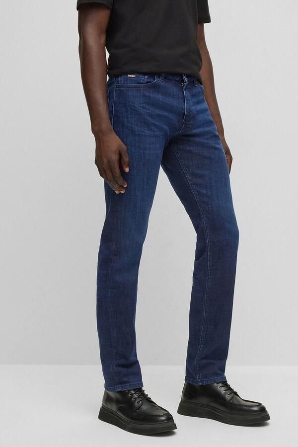 Boss Orange Slim fit jeans in labeldetail model 'Delaware' - Foto 3