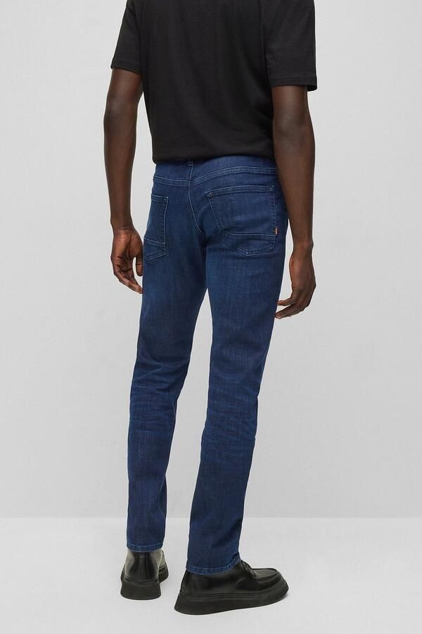 Boss Orange Slim fit jeans in labeldetail model 'Delaware' - Foto 4