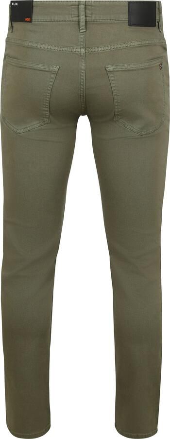 Boss Delaware Jeans Olijfgroen - Foto 4