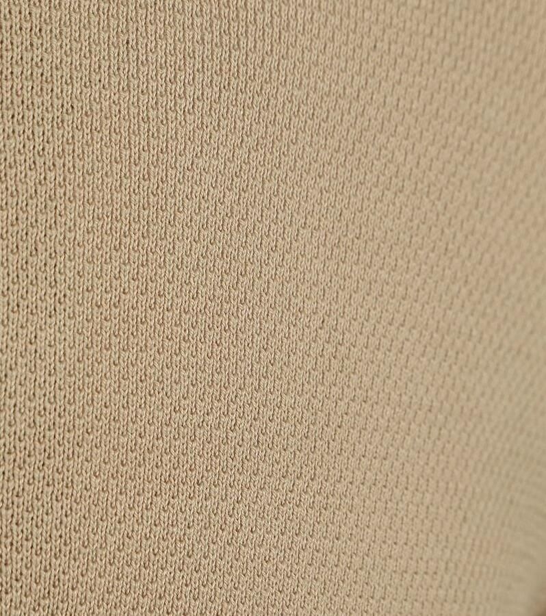 Boss Sweater Ebrando-P Half Zip Trui Beige