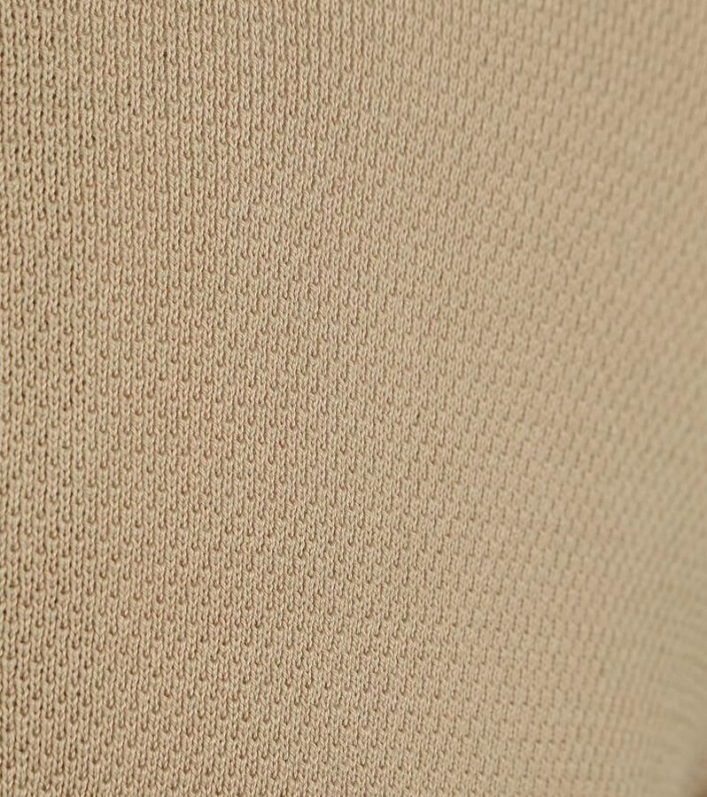 Boss Sweater Ebrando-P Half Zip Trui Beige