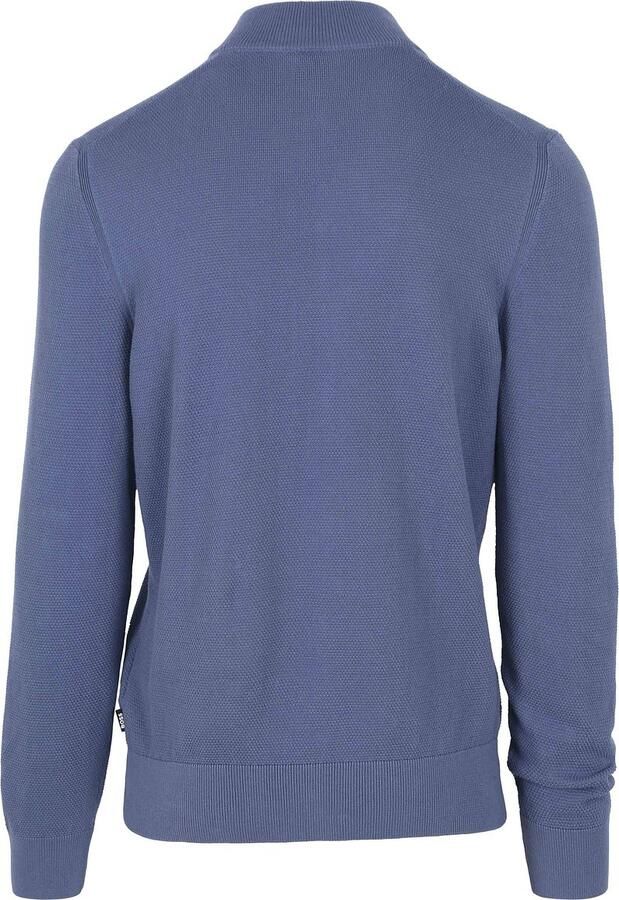 Boss Ebrando-P Half Zip Trui Blauw - Foto 3