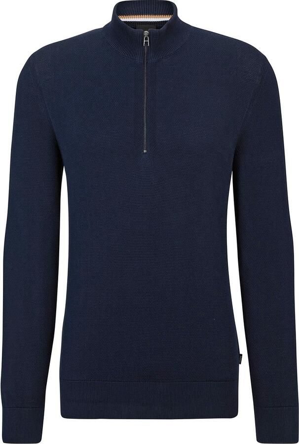 Boss Sweater Ebrando-P Half Zip Trui Navy - Foto 5