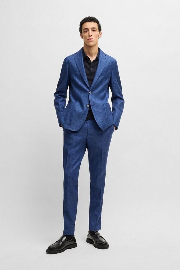 Boss Regular fit poloshirt in design met lange mouwen model 'Gemello' - Foto 2