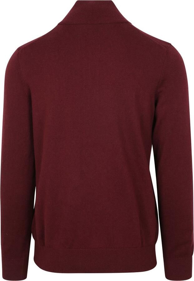 Boss Kanobix Half Zip Trui Bordeaux - Foto 2