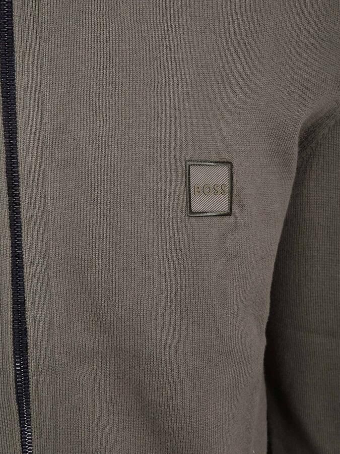 Boss Kanozip Vest Donkergroen - Foto 2