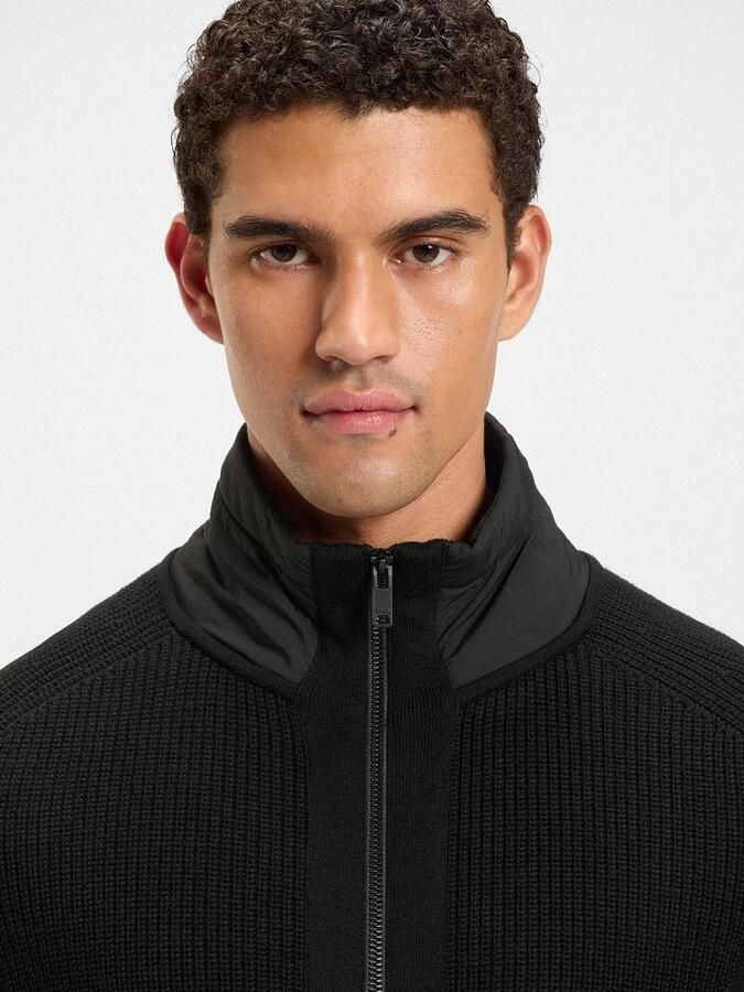 Boss Kigloo Vest Wool Blend Zwart - Foto 4