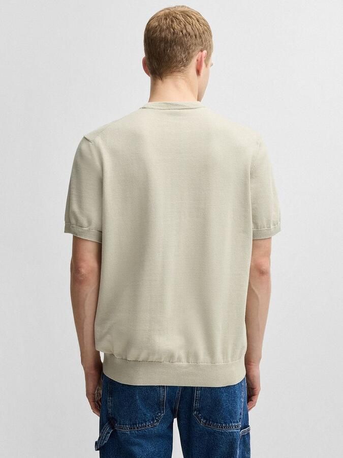 Boss Orange T-shirt met labelbadge model 'Kanache' - Foto 2