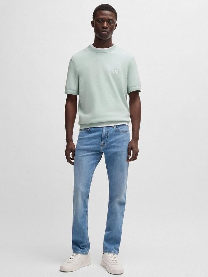 Boss Orange T-shirt met labelbadge model 'Kanache' - Foto 2