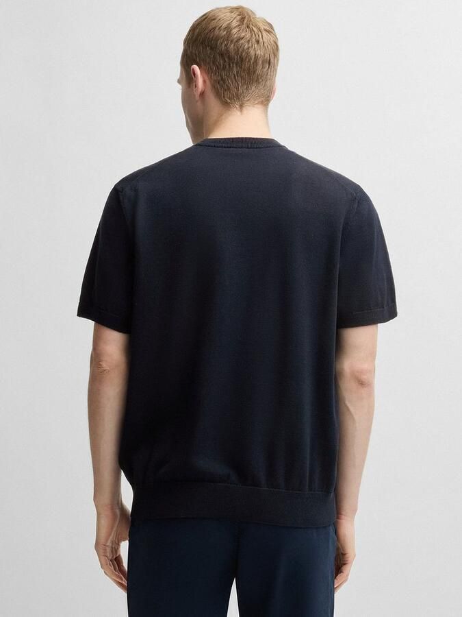 Boss Orange T-shirt met labelbadge model 'Kanache' - Foto 4