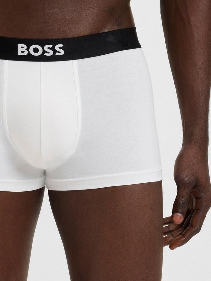 Boss Boxershort met elastische band met logo in een set van 3 stuks model 'ONE' - Foto 4