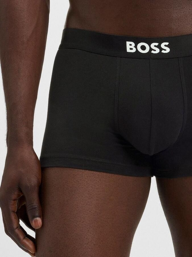 Boss Boxershort met elastische band met logo in een set van 3 stuks model 'ONE' - Foto 4