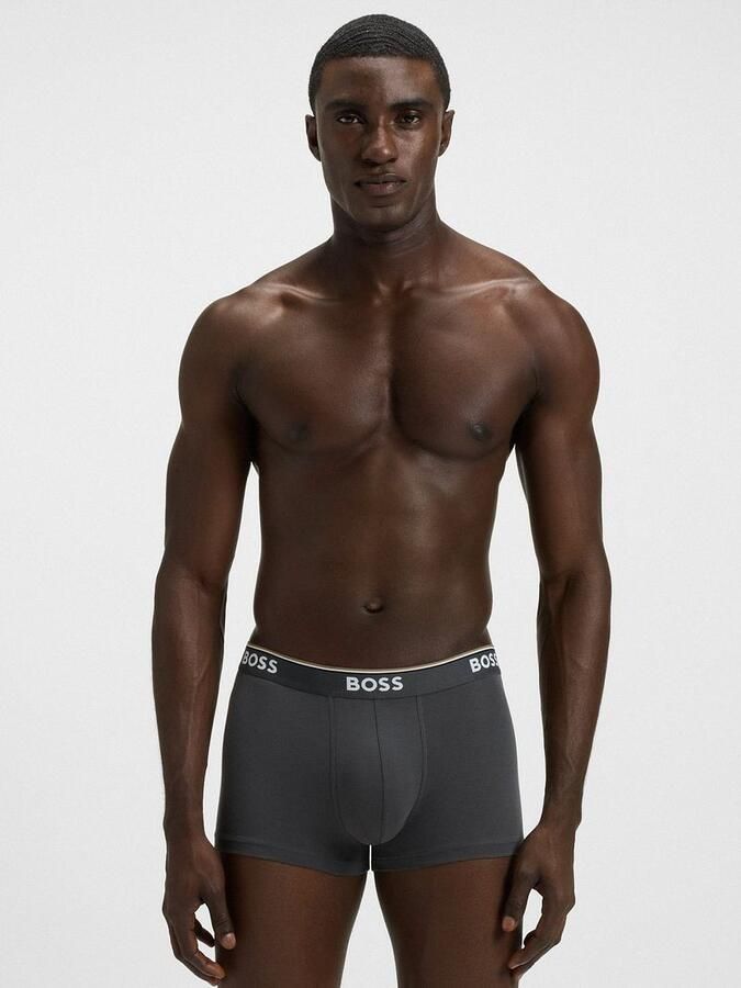 Boss Boxershort met elastische band met logo in een set van 3 stuks - Foto 7