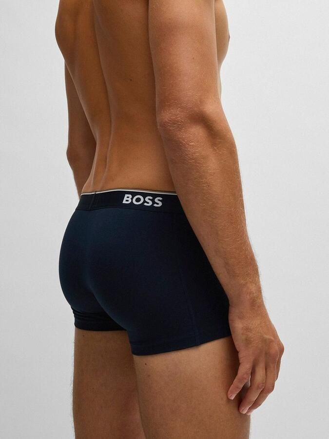 Boss Boxershort met elastische band met logo in een set van 3 stuks - Foto 8