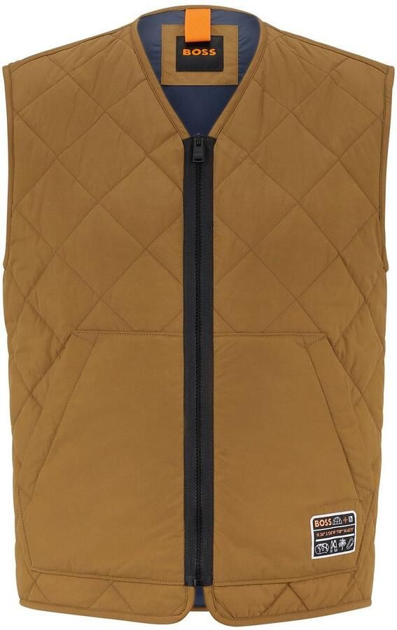 Boss Orange Bodywarmer met labelpatch model 'Okella' - Foto 3