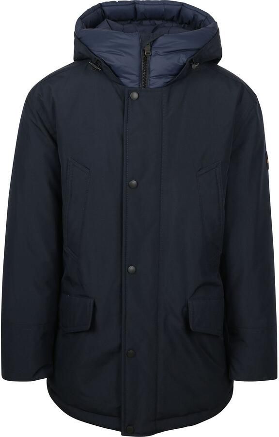 Boss Orange Parka Osiass relaxed fit met gewatteerde capuchon verdekte ritssluiting - Foto 4