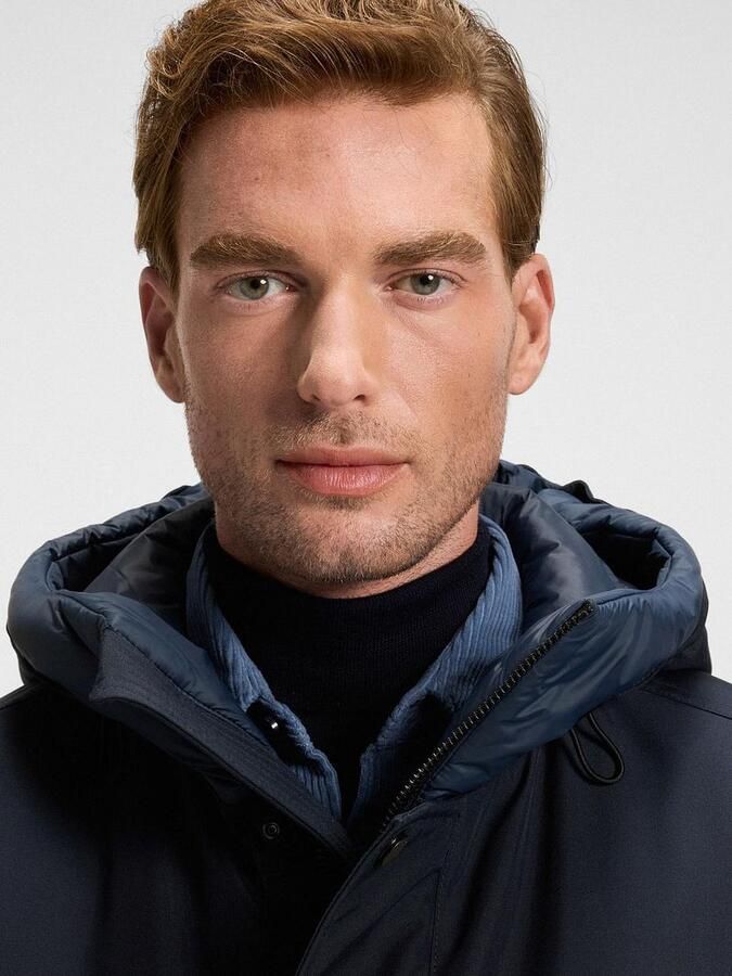 Boss Orange Parka Osiass relaxed fit met gewatteerde capuchon verdekte ritssluiting - Foto 6