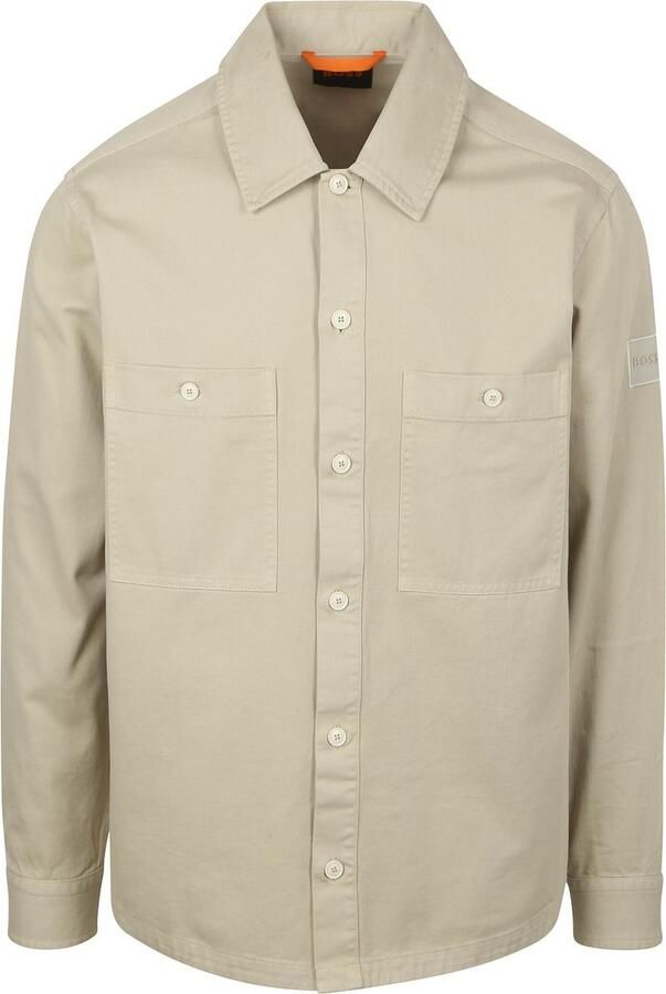 Boss Overshirt Locky Lichtbeige