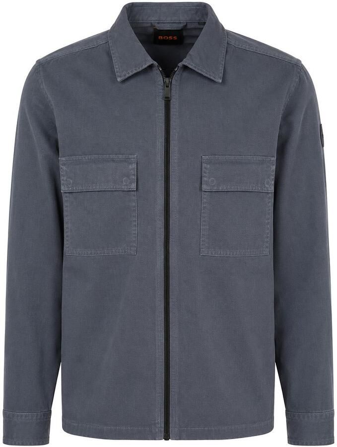 Boss Overshirt Lorum Donkerblauw