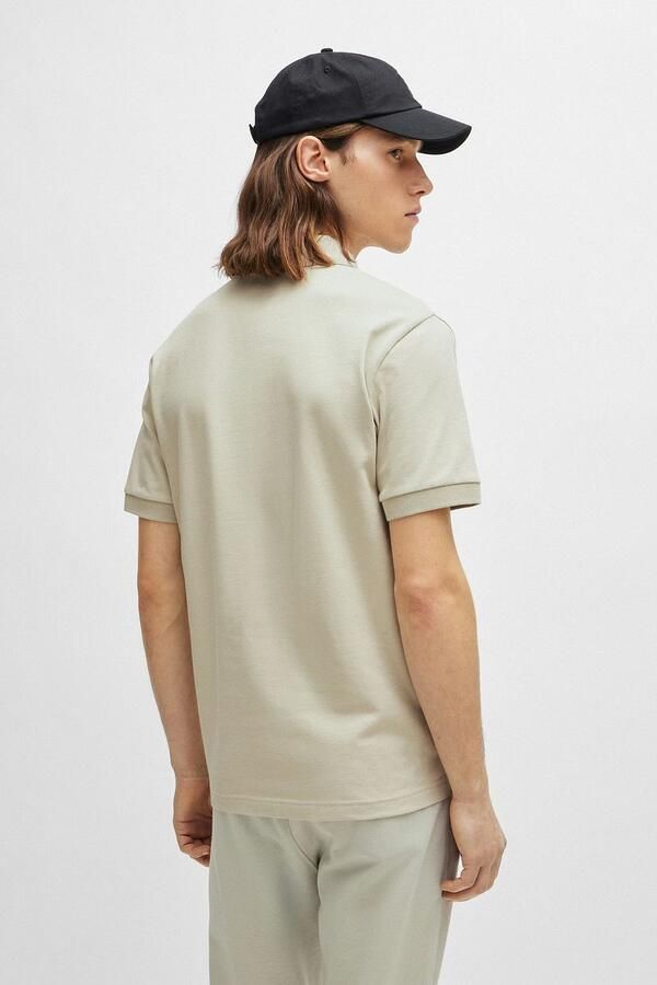 Boss Orange Stijlvolle Beige Polo met Slim Fit en Korte Mouwen Beige Heren - Foto 12