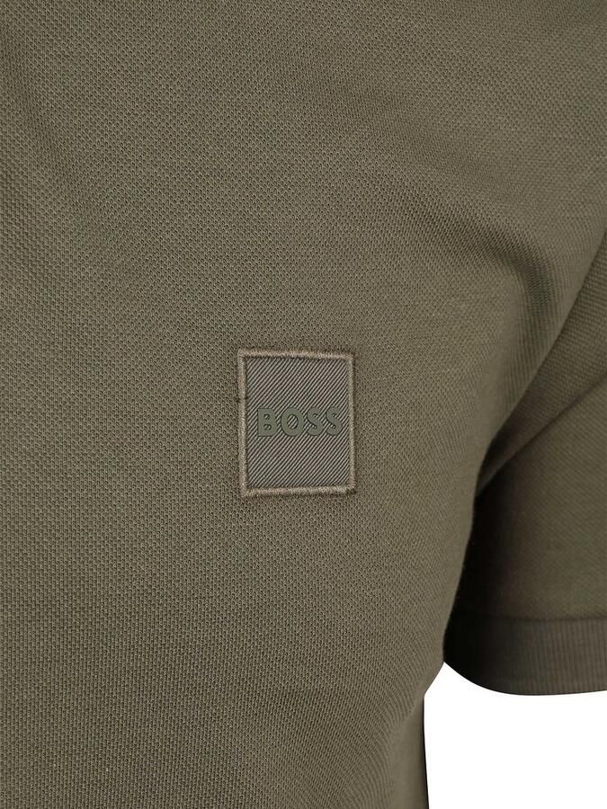 Boss Orange slim fit poloshirt van katoenmix model 'PASSENGER'