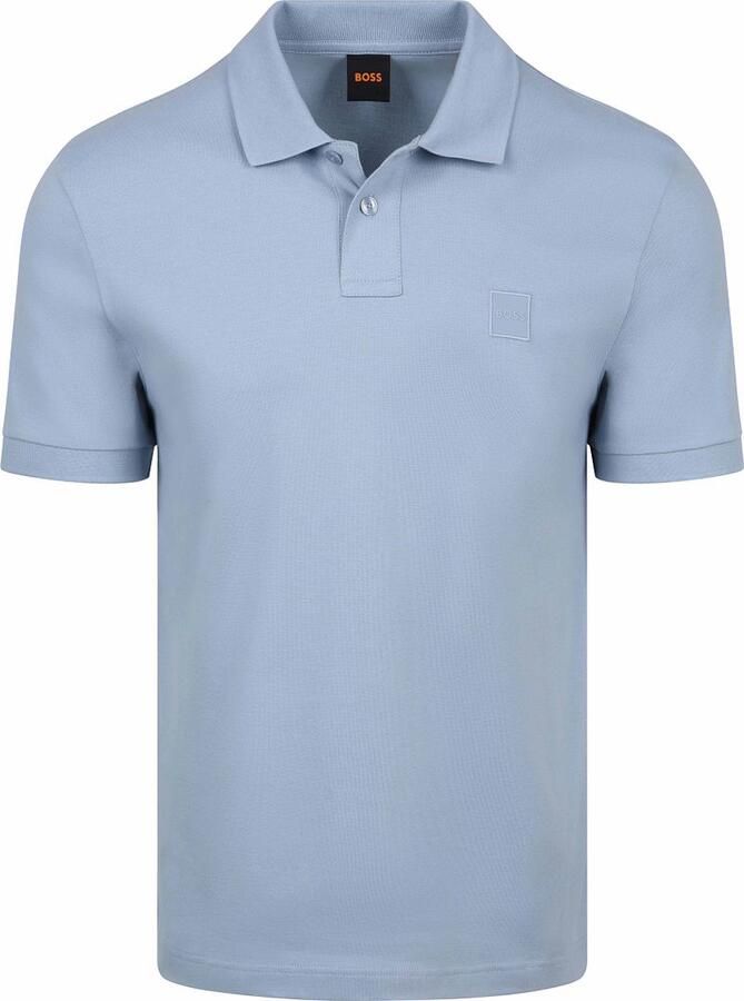 Boss Orange Regular fit Poloshirt van Katoenmix Model 'PASSENGER' - Foto 8