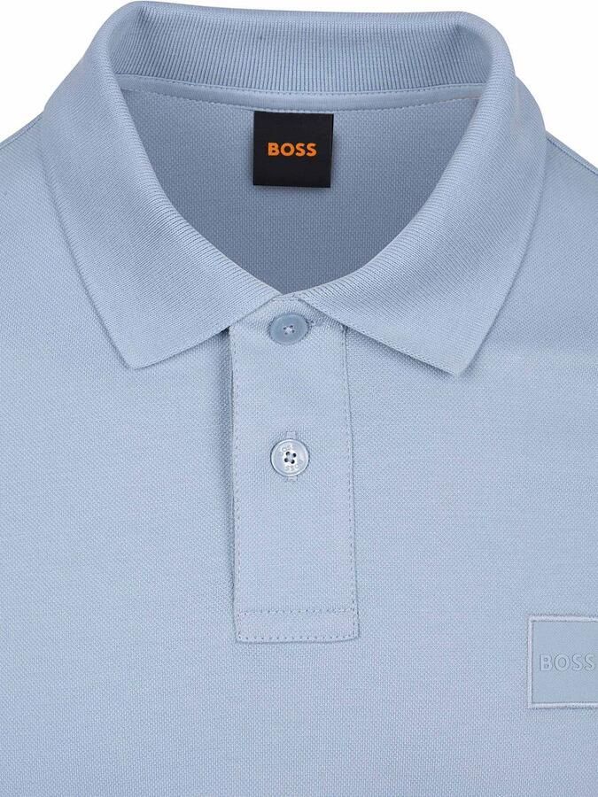 Boss Orange Regular fit Poloshirt van Katoenmix Model 'PASSENGER' - Foto 9