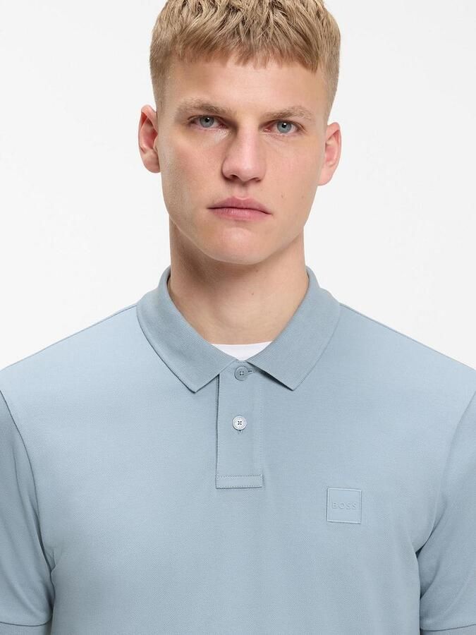 Boss Orange Regular fit Poloshirt van Katoenmix Model 'PASSENGER' - Foto 10