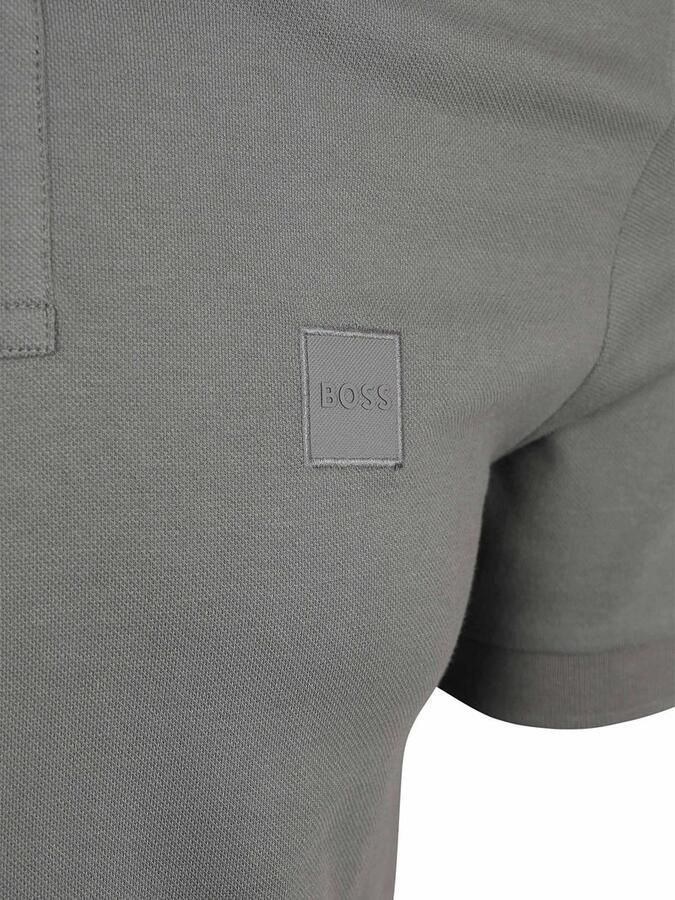 Boss Orange Slim Fit poloshirt van katoenmix model 'PASSENGER' - Foto 7