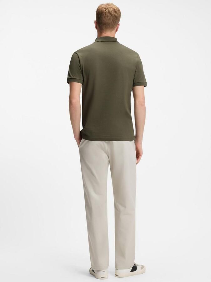 Boss Orange Slim Fit poloshirt van katoenmix model 'PASSENGER' - Foto 8