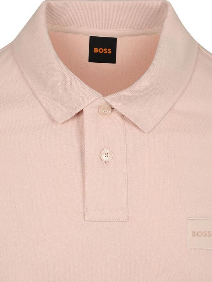 Boss Orange Regular fit Poloshirt van Katoenmix Model 'PASSENGER' - Foto 8