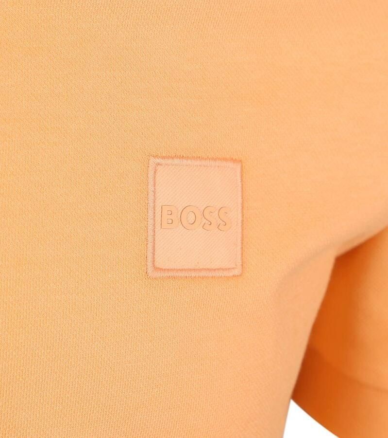 Hugo Boss Korte Mouw Polo Shirt Collectie Lente Zomer Orange Heren