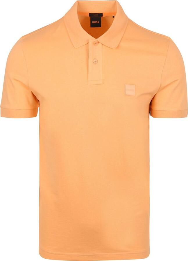 Hugo Boss Korte Mouw Polo Shirt Collectie Lente Zomer Orange Heren - Foto 5