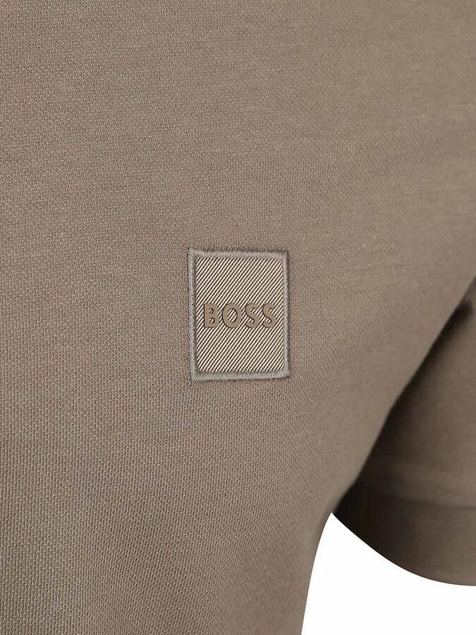 Boss Orange Slim fit poloshirt met labelbadge model 'Passenger' - Foto 5