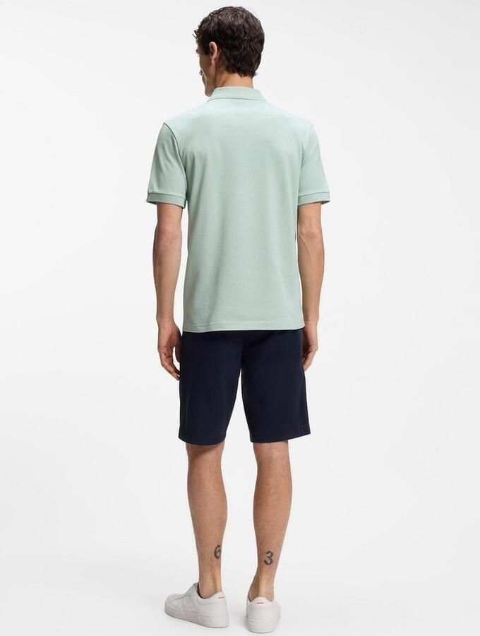Boss Orange Stijlvolle Mint Polo met Slim Fit en Korte Mouwen Green Heren - Foto 8