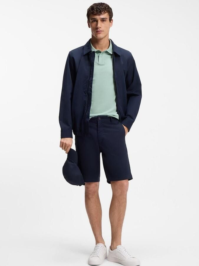 Boss Orange Stijlvolle Mint Polo met Slim Fit en Korte Mouwen Green Heren - Foto 10