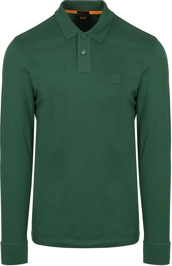 Boss T-shirt Passerby Polo Donkergroen