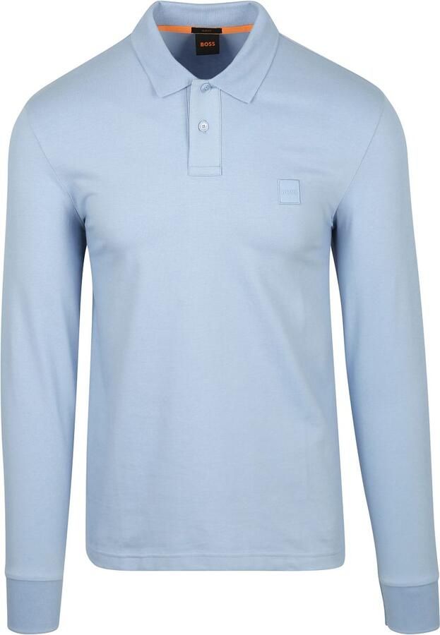 BOSS ORANGE Heren Polo's & T-shirts Passerby Blauw - Foto 6