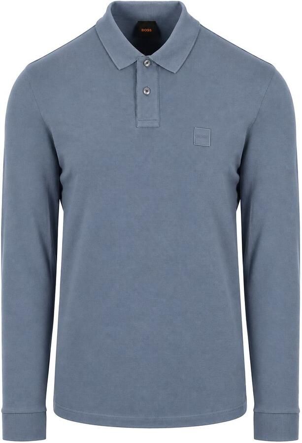 Boss T-shirt Passerby Polo Mid Blauw