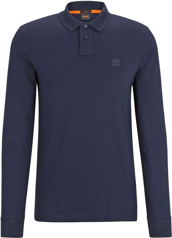 BOSS ORANGE Heren Polo's & T-shirts Passerby Donkerblauw - Foto 7