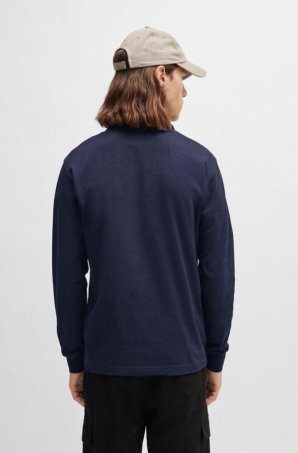 BOSS ORANGE Heren Polo's & T-shirts Passerby Donkerblauw - Foto 8