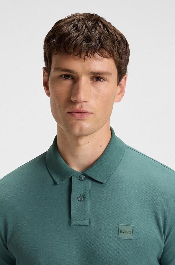 Boss T-shirt Passerby Polo Donkergroen - Foto 4