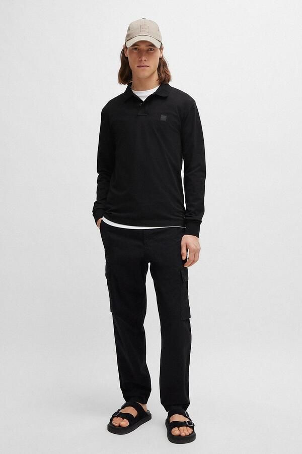 BOSS ORANGE Heren Polo's & T-shirts Passerby Zwart - Foto 8