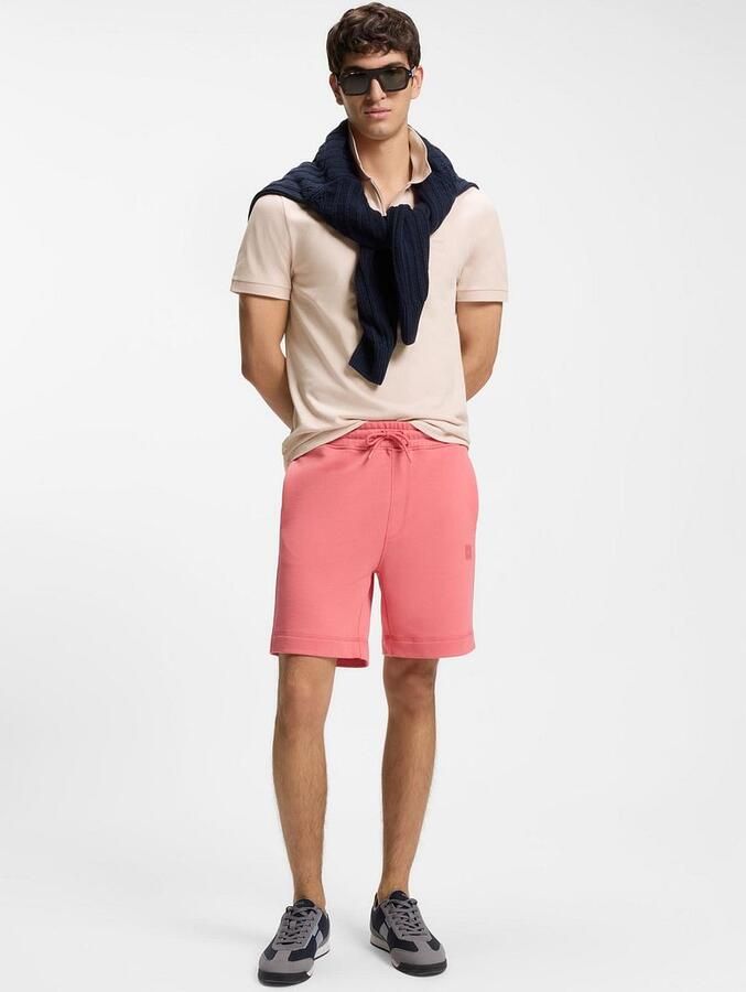 Boss Passerzip Half Zip Polo Roze - Foto 2