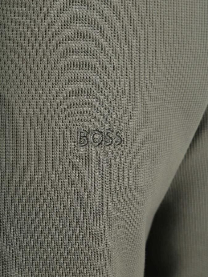 Boss Petempestolong Long Sleeve Polo Groen - Foto 2