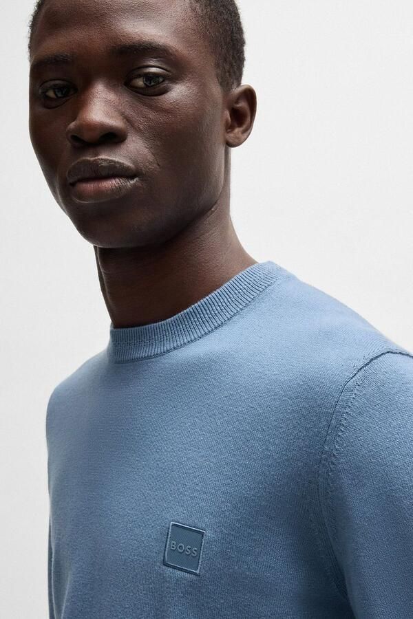 BOSS ORANGE Heren Truien & Vesten Kanovano_s 10265856 01 Blauw - Foto 9