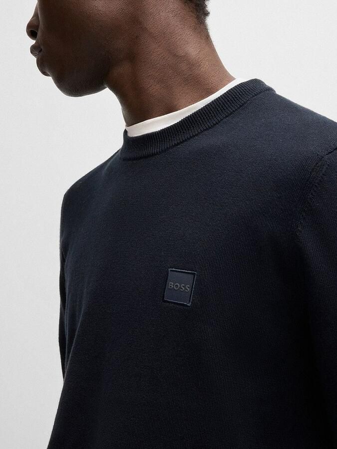 Boss Orange Gebreide pullover met ronde hals model 'Kanovano' - Foto 3
