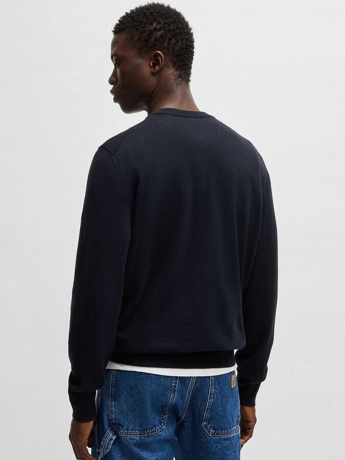 Boss Orange Gebreide pullover met ronde hals model 'Kanovano' - Foto 4